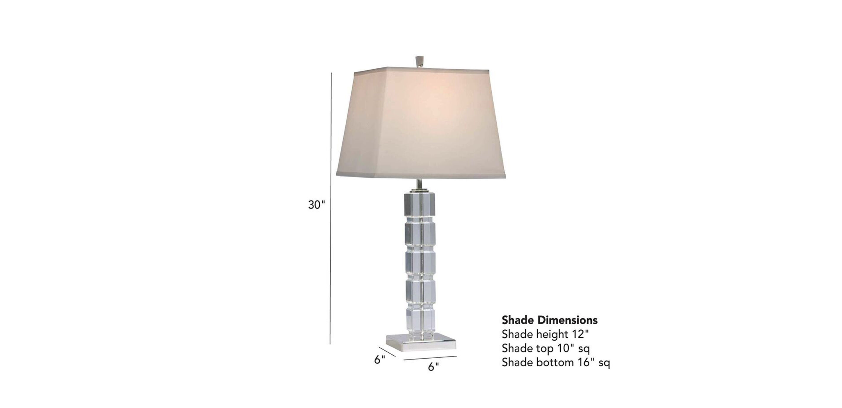 Crystal Blocks Table Lamp | TABLE LAMPS | Ethan Allen