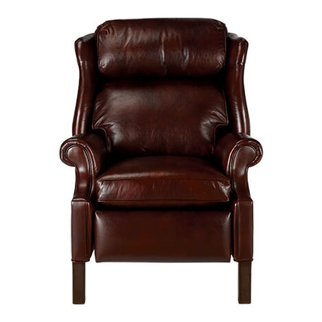Emma Leather Reclining Chair by Hydeline, Nutmeg (EA3)