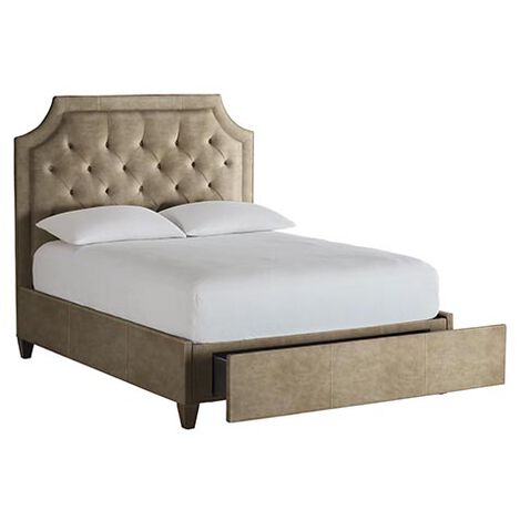 Platform Tufted Extra Tall Curved Headboard Bed Frame California King Queen  Full Twin Glam Modern Choose Your Fabric Bespoke Custom Made 