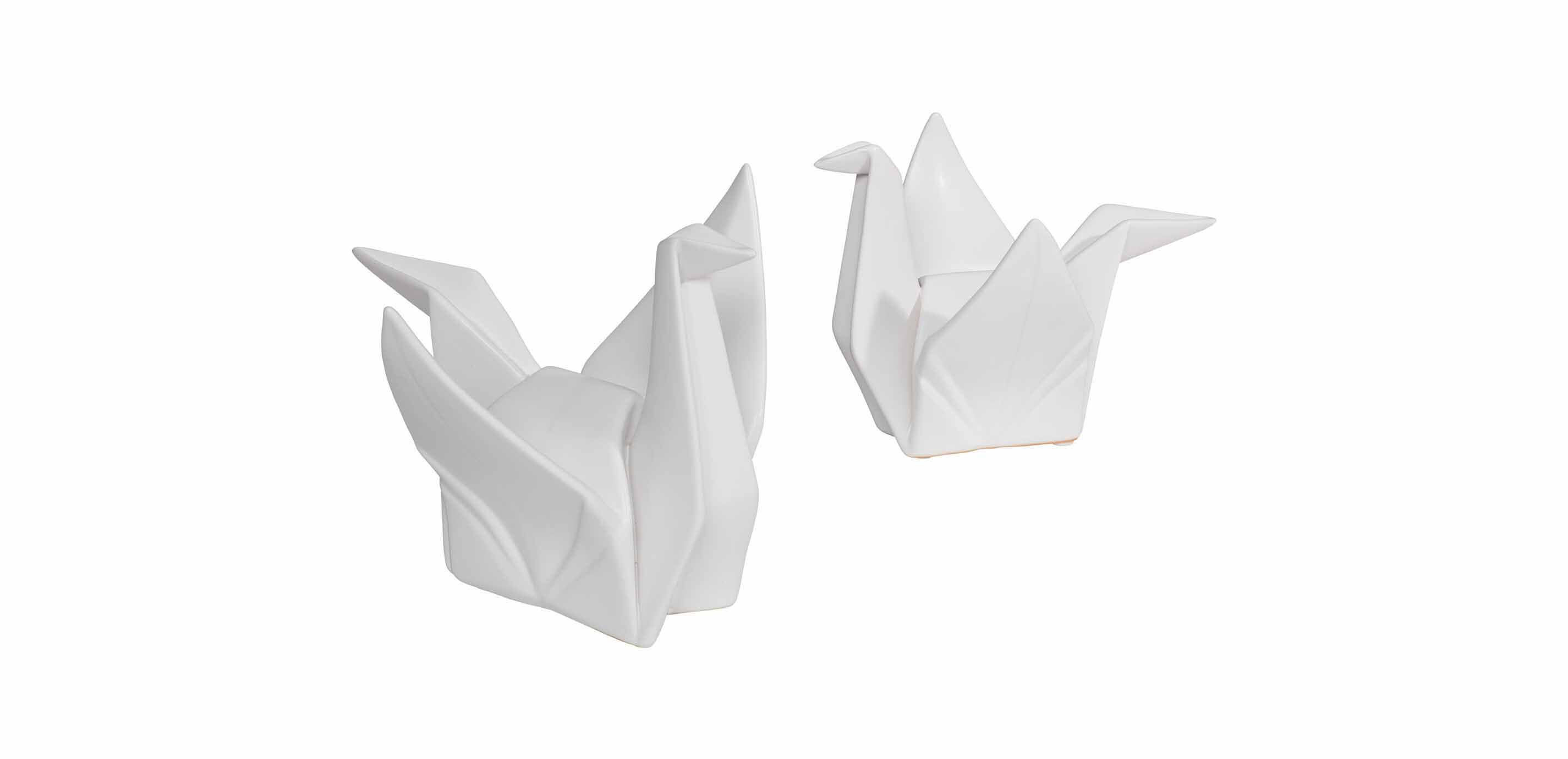 Ceramic Paper Cranes