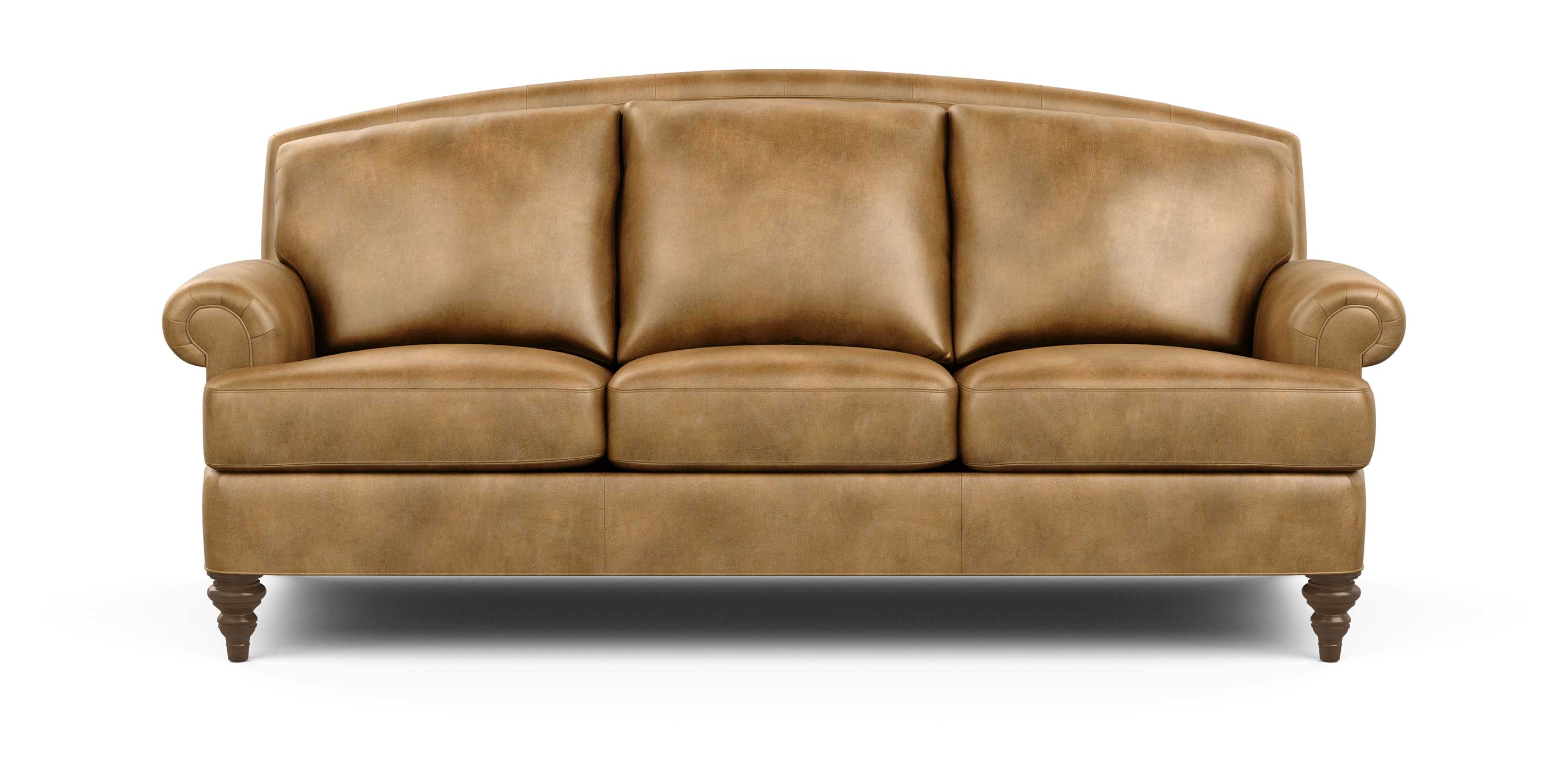 hyde park leather sofa