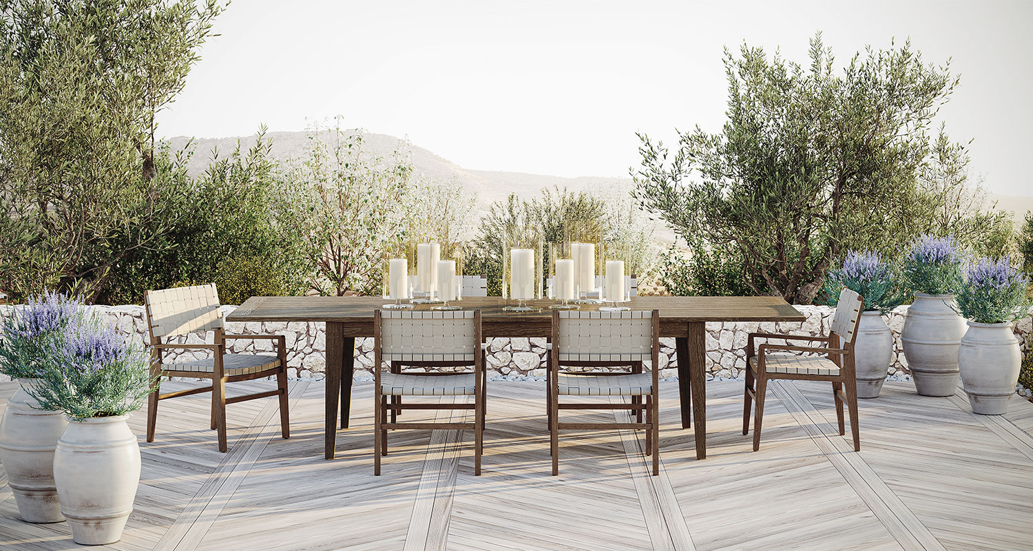 Desert Resort Outdoor Dining Room Main Image